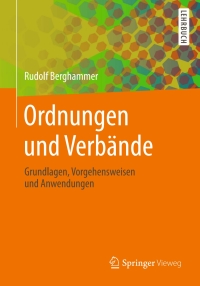 Imagen de portada: Ordnungen und Verbände 9783658027100