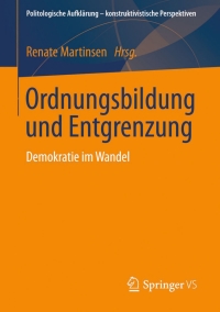 Imagen de portada: Ordnungsbildung und Entgrenzung 9783658027179