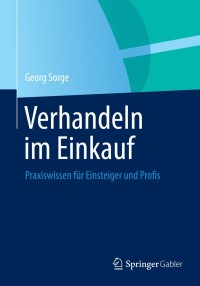 Cover image: Verhandeln im Einkauf 9783658027568