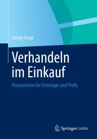 Imagen de portada: Verhandeln im Einkauf 9783658027568