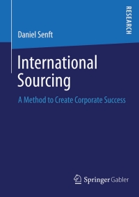 Imagen de portada: International Sourcing 9783658027797