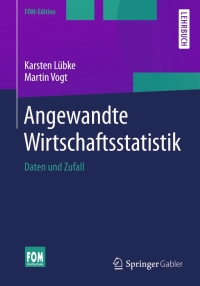 Cover image: Angewandte Wirtschaftsstatistik 9783658028039