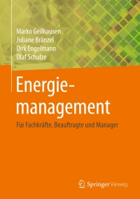 Imagen de portada: Energiemanagement 9783658028336