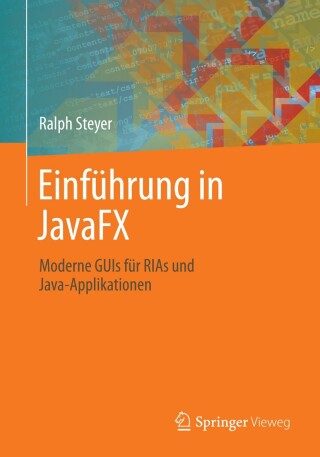 Imagen de portada: Einführung in JavaFX 9783658028350