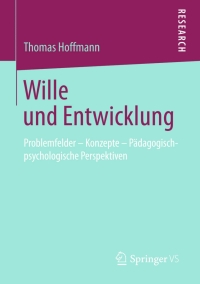 Cover image: Wille und Entwicklung 9783658030407