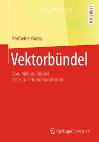 Cover image: Vektorbündel 9783658031138