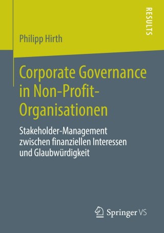 Cover image: Corporate Governance in Non-Profit-Organisationen 9783658031282