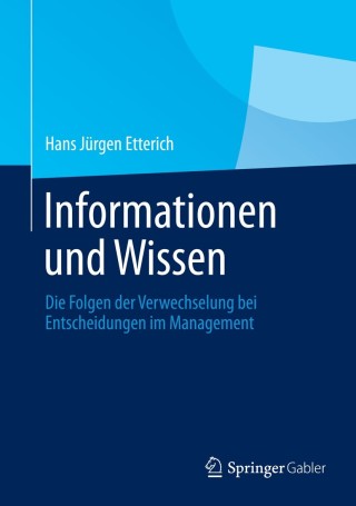 Titelbild: Informationen und Wissen 9783658031886