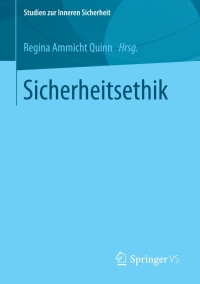 Cover image: Sicherheitsethik 9783658032029