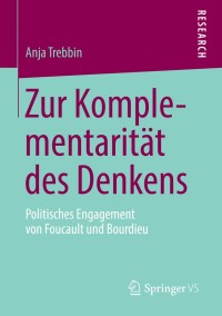 Cover image: Zur Komplementarität des Denkens 9783658032081