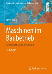 Cover image: Maschinen im Baubetrieb 4th edition 9783658032883