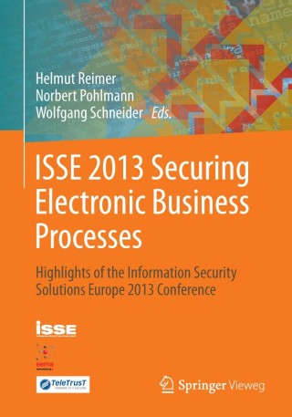 Cover image: ISSE 2013 Securing Electronic Business Processes 9783658033705