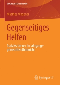 Cover image: Gegenseitiges Helfen 9783658034016