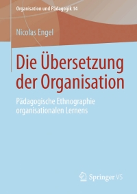 Cover image: Die Übersetzung der Organisation 9783658035341