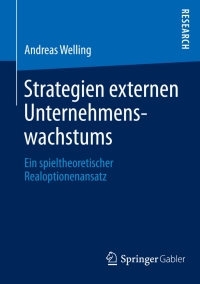 Immagine di copertina: Strategien externen Unternehmenswachstums 9783658036744