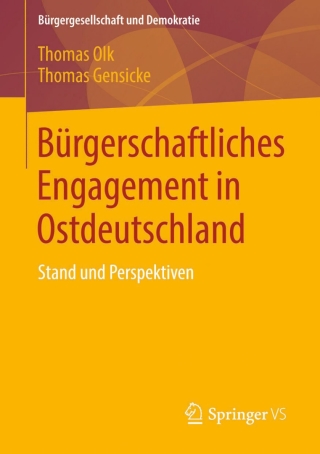 Cover image: Bürgerschaftliches Engagement in Ostdeutschland 9783658037871