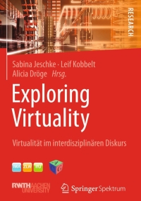 Cover image: Exploring Virtuality 9783658038847