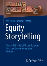 Cover image: Equity Storytelling 9783658038885