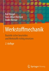 Cover image: Werkstoffmechanik 2nd edition 9783658039349