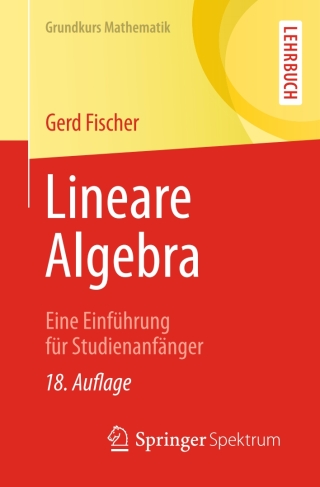 Omslagafbeelding: Lineare Algebra 18th edition 9783658039448