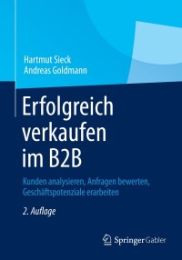 Cover image: Erfolgreich verkaufen im B2B 2nd edition 9783658039509