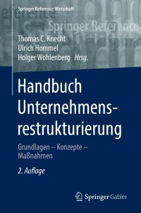 Cover image: Handbuch Unternehmensrestrukturierung 2nd edition 9783658041151