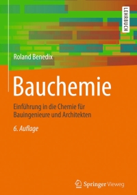 Cover image: Bauchemie 6th edition 9783658041434