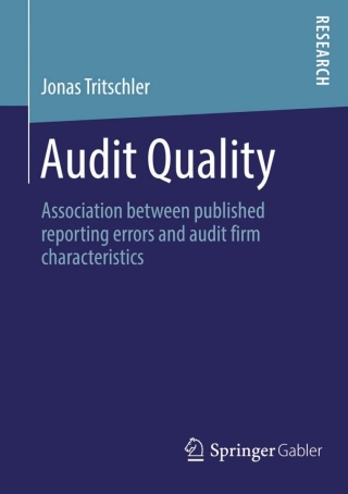 Cover image: Audit Quality 9783658041731