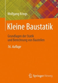 Titelbild: Kleine Baustatik 16th edition 9783658041809