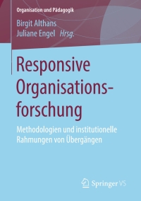 Cover image: Responsive Organisationsforschung 9783658042172