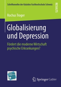 Cover image: Globalisierung und Depression 9783658042431