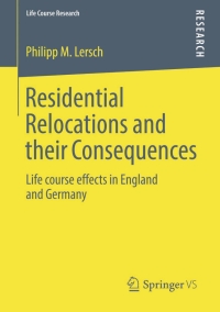 Titelbild: Residential Relocations and their Consequences 9783658042561