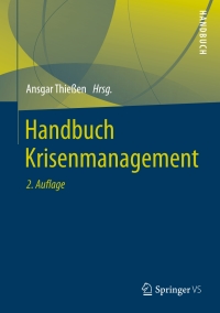 Titelbild: Handbuch Krisenmanagement 2nd edition 9783658042929