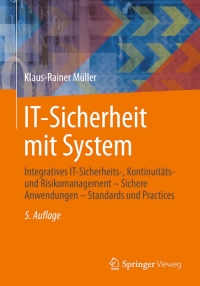 Imagen de portada: IT-Sicherheit mit System 5th edition 9783658043339