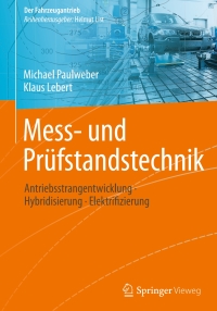 Imagen de portada: Mess- und Prüfstandstechnik 9783658044527