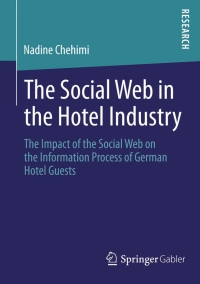 Cover image: The Social Web in the Hotel Industry 9783658045432