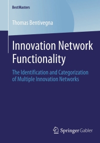 Imagen de portada: Innovation Network Functionality 9783658045784