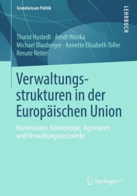 Cover image: Verwaltungsstrukturen in der Europäischen Union 9783658046903