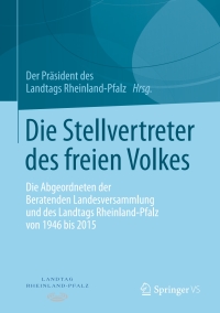 Immagine di copertina: Die Stellvertreter des freien Volkes 9783658047504