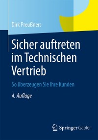 Omslagafbeelding: Sicher auftreten im Technischen Vertrieb 4th edition 9783658047641