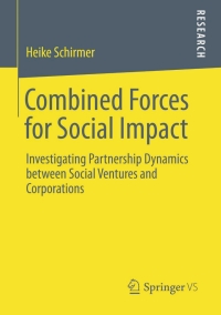 Cover image: Combined Forces for Social Impact 9783658048587