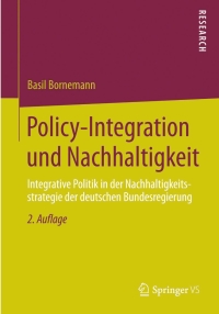 Cover image: Policy-Integration und Nachhaltigkeit 2nd edition 9783658049003