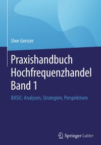 Imagen de portada: Praxishandbuch Hochfrequenzhandel Band 1 9783658049348