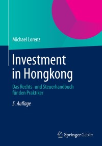 Cover image: Investment in Hongkong 5th edition 9783658049911