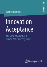 Cover image: Innovation Acceptance 9783658050047