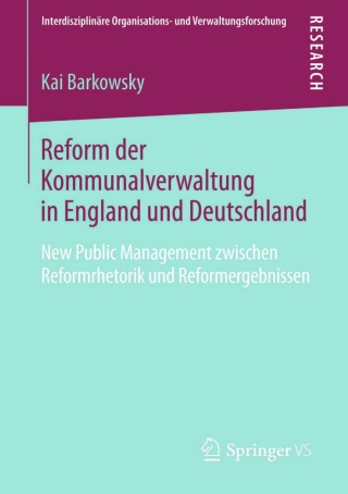 Cover image: Reform der Kommunalverwaltung in England und Deutschland 9783658050870