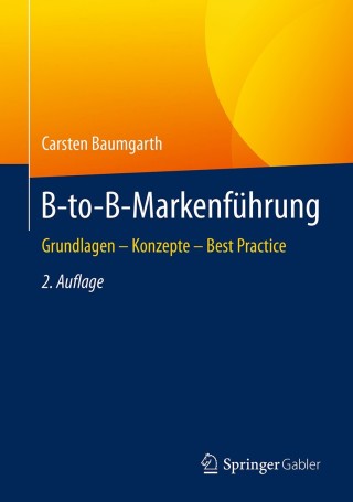 Titelbild: B-to-B-Markenführung 2nd edition 9783658050962