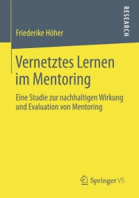 Cover image: Vernetztes Lernen im Mentoring 9783658051495