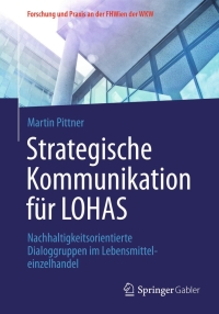 Cover image: Strategische Kommunikation für LOHAS 9783658051907