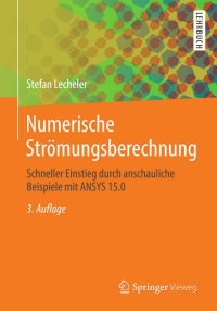 Imagen de portada: Numerische Strömungsberechnung 3rd edition 9783658052003